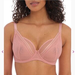 Freya Tailored High Apex Plunge Bra Ash Rose Pink